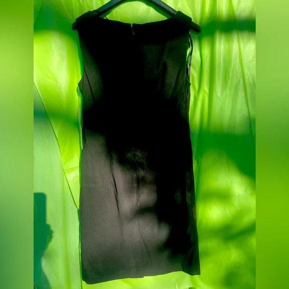 NWT BLACK DRESS WITH SHORT SLEEVE JACKET size 4 PETITE - Picture 5 of 11